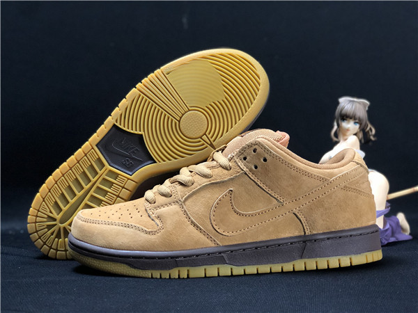 Men's Dunk Low SB Light Brown Shoes 032
